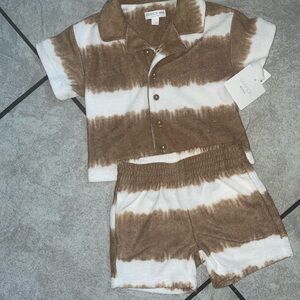 Boys 2pc short set 12M